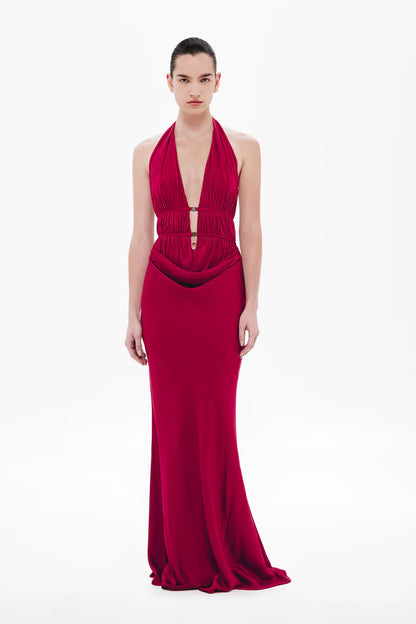 CELINE SATIN DRESS