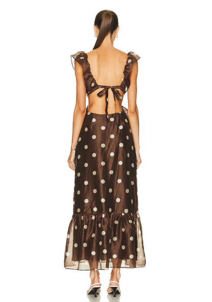 VIVI FRILL MAXI DRESS