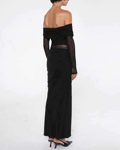 YASMIN OFF SHOULDER MAXI